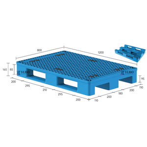 プラスチックパレット1200*1000 mmフラットシングルデッキリサイクル価格 - Product Image 4