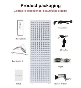 Thẩm mỹ viện toàn thân sử dụng 4 đến 9 bước sóng 455W 180 chiếc LED Bảng điều khiển phòng tắm hơi trị liệu bằng ánh sáng đỏ - Product Image 4