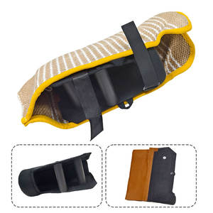 Manicotto professionale per cani in juta, protezione per braccio regolabile, attrezzatura da addestramento per cani, cuscino per morsi - Product Image 2