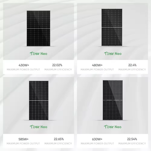 Paneles Solares TOPCon de 695W 700W 705W 710W 715W 720W Tipo N Bifaciales de Doble Vidrio para Uso Comercial - Product Image 2