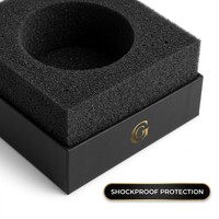Insert en mousse moulée en polyuréthane haute densité sur mesure pour pot de matériel, produit cosmétique, emballage antichoc