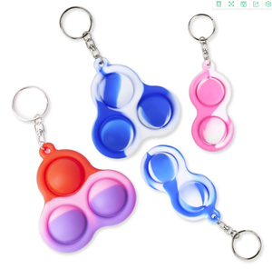 LLavero de silicona con hoyuelos para niños, juguete antiestrés sensorial de 2021 - Product Image 6