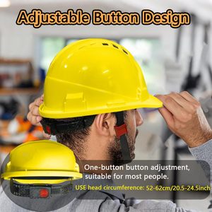 Casques de sécurité CITICITY à suspension, 6 points de suspension, types V/Cercle/T/Y, réglables à cliquet, pour chantiers extérieurs - Product Image 3