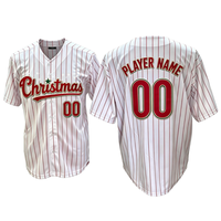 Maillot de baseball personnalisé pour Noël, maillot de Noël personnalisé pour la famille, maillot assorti pour les groupes, maillot de Noël pour les amateurs de baseball