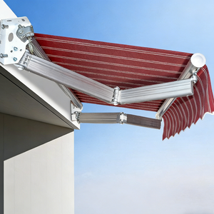 Toldo Colgante de Techo con Control de Calidad a Precio Competitivo, Acrílico Antioxidante, Brazo <span class=keywords><strong>para</strong></span> Balcón, Control Remoto de Acero Inoxidable Verde - Product Image 3