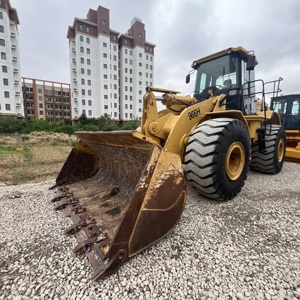 Offre Spéciale Chargeuse <span class=keywords><strong>sur</strong></span> pneus CAT 996H d'occasion 23,7 tonnes, robuste, avec système d'économie de carburant en mode Eco et inspection vidéo en direct gratuite - Product Image 3