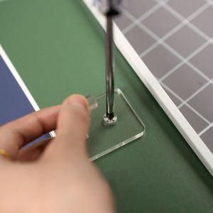 <span class=keywords><strong>Cadre</strong></span> <span class=keywords><strong>photo</strong></span> rectangulaire noir Ludaye, personnalisé, fait main, moderne, en métal et bois, simple, pour raquette <span class=keywords><strong>de</strong></span> tennis - Écologique et durable - Product Image 4