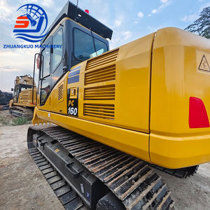 Excavatrice sur chenilles Komatsu PC160 d'occasion en bon état Prix abordable Excavatrice sur chenilles Komatsu PC160 d'occasion à vendre - Product Image 2