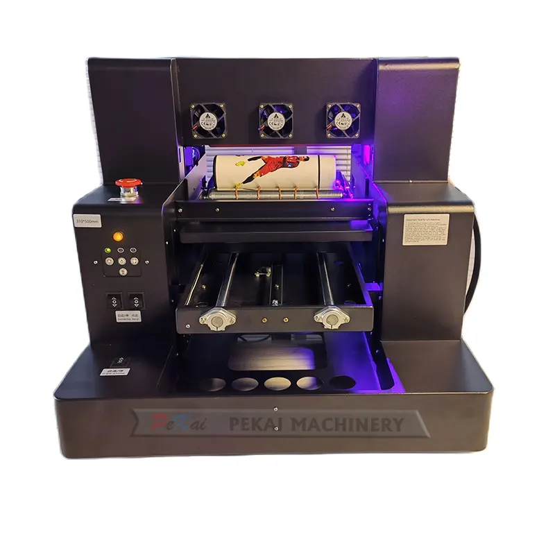 나무/유리/금속에 인쇄를 위한 UV 디지털 평상형 트레일러 UV LED 인쇄 기계 A3