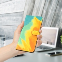 Aquarelle Portefeuille En Cuir Téléphone étui pour samsung Galaxy M13 M33 M53 M23 F23 A23 A13 M52 M32 Xcover 5 A22 A32 Flip Cover Pouch
