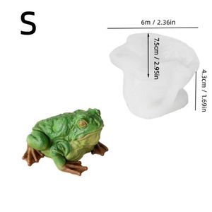 Frog Toad Shaped Mold DIY Cartoon Animal Aromatherapy <b>Candle</b> Mold Home Decor Ornament Silicone Cake Mold Food Grade - Product Image 5
