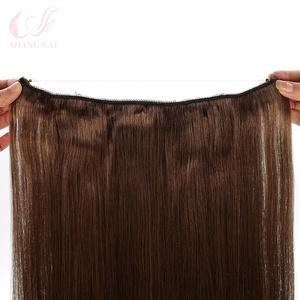 Prix de gros Cheveux raides soyeux Remy européens pour <span class=keywords><strong>extensions</strong></span> de cheveux <span class=keywords><strong>Halo</strong></span> en cheveux humains - Product Image 3
