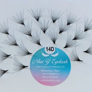 กล่องขนตาปลอมสำเร็จรูป Camellia 4D 16D แบบไหมธรรมชาติ สีดำ สำหรับมืออาชีพ ใช้งานง่าย กาวติดง่าย กระจายตัวได้ดี 1000 พัด - Product Image 4