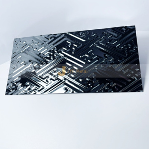 Placa de Acero Inoxidable Arquitectónica EX580 con Relieve, para Doblado/Corte/Soldadura, Estándar JIS, Grosor Personalizable, para Paredes Interiores - Product Image 5