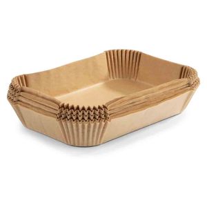 Nhà Máy Nóng Bán Nồi Chiên Không Khí Dùng Một Lần Giấy Lót Vuông 100 Pcs 50 Pcs Nướng Nồi Chiên Không Khí Lót Giấy Da Giấy - Product Image 1