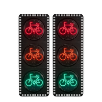 Feu de signalisation LED haute visibilité pour véhicules non motorisés, panneau de signalisation industriel, feu de signalisation pour vélo en ville
