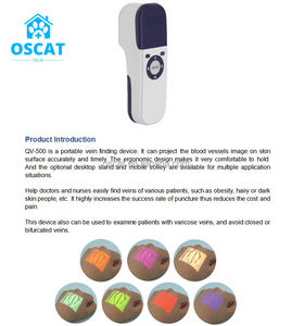 Détecteur de veine portable d'équipement vétérinaire OSCAT pour ponction veineuse facile et précise pour les animaux de compagnie ou les humains - Product Image 2