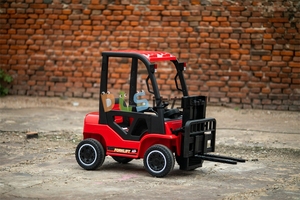 Chariot élévateur électrique pour enfants <span class=keywords><strong>DLS</strong></span>, nouveau meilleur prix, 12V, fonctionne sur batterie, jouet à monter, voiture électrique, jouet pour enfants - Product Image 4