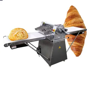 Peralatan pemanggang mesin komersial pemotong adonan roti Croissant peninggi vertikal Denmark