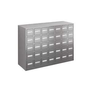 Armoire de <span class=keywords><strong>rangement</strong></span> en acier inoxydable TCM à 35 tiroirs pour noix, amandes, 105 sortes d'herbes, pharmacie, mobilier d'hôpital - Product Image 1