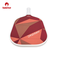 Raquette de pickleball JARGOTAC SP25 approuvée USAPA, nouveau design personnalisé, face texturée en PP CORE, fibre de verre OEM, 418 mm