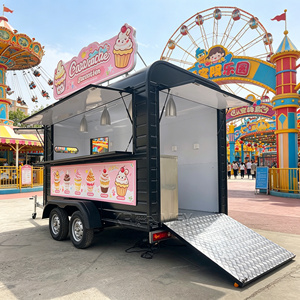 Modern Hot Dog Cart Fully Equipped Horse <b>Box</b> Truck Fast Burger Efficient Food <b>Trailer</b> - Product Image 6
