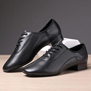 Zapatos de Baile de Cuero de Alta Calidad, Zapatos Latinos de Salón para Hombre/Niño - Product Image 4