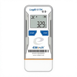 LCD Temperatur- und Feuchtigkeits-Datenlogger Wiederverwendbarer Rekorder USB-Export PDF <span class=keywords><strong>CSV</strong></span> für Umweltüberwachung - Product Image 1