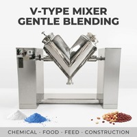 Mélangeur en V industriel pour poudres, équipement de mélange pour herbes, épices, piments, café, grande usine de traitement des poudres