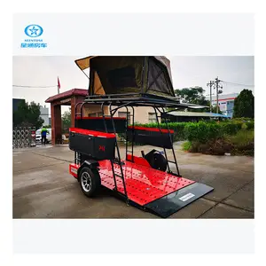 China Trade Lightweight Touring Rvs Camping Travel Trailer Offroad 3 Wheel Motorcycle Atv Trailers