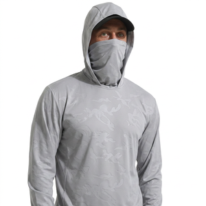 Sweat à capuche de pêche camouflage pour homme UPF 50 anti-UV à manches longues, vêtement d'extérieur - Product Image 4