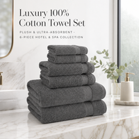 Serviette 100% coton filé à l'anneau, haute densité, épaissie, bordure en tissu éponge Dobby, sans peluches, bords renforcés et non effilochés