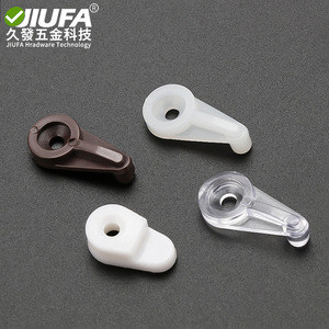 Clip de fixation miroir Jiufa en plastique avec boucle en verre CS-4242 pour portes d'armoires - Product Image 2