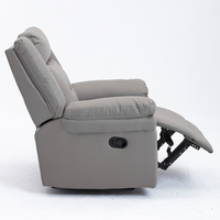 Fauteuil moderne en PU, canapé simple doux pour salon et hôtel