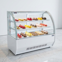 Nouveau style Vitrine réfrigérée 4 niveaux pour pâtisseries et gâteaux