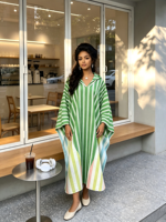 Robe de festival musulmane africaine Kaftan de Dubaï en polyester, motif à fils fins symétriques, coupe fluide, vente en gros pour boutiques