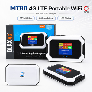 OLAX MT80 พร้อมส่ง 4G LTE Pocket WiFi Router พร้อมซิม 150Mbps โมบายฮอตสปอต หน้าจอ LCD พกพาสะดวกสำหรับการเดินทาง เชื่อถือได้ 4G LTE - Product Image 4