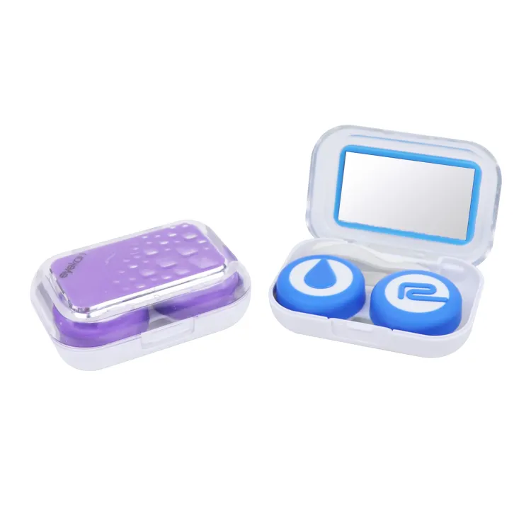 Mirror Container Holder girl's contact lens box latest fashion in contact lens case container