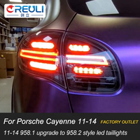 CREULI Nuevas Luces Traseras LED para Cayenne 958.1 958.2 2011 2014 12V Plug & Play Lente Ahumada
