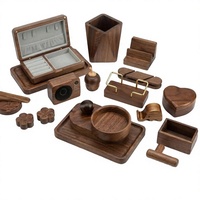 Support multifonctionnel en bois massif poli de haute qualité pour décor de ferme, base de trophée, support pour photos et cartes à collectionner, porte-menu