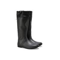 En stock, chaussures d'eau pliables unisexes, dessus en caoutchouc souple, semelle intermédiaire en EVA, bottes de pluie personnalisables