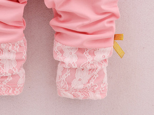 Articles de Boutique en Gros, Ensemble de Vêtements pour Enfants, Manteau et Pantalon de Couleur Rose, Fabriqué en Chine - Product Image 5