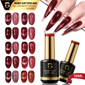 Beau Color Factory Esmalte de <span class=keywords><strong>Uñas</strong></span> en Gel Efecto Ojo de Gato Rubí de 10 Colores para San Valentín, Gel Magnético Efecto Ojo de Gato Rojo, Libre de TPO/HEMA, Suministros para <span class=keywords><strong>Uñas</strong></span> OEM - Product Image 1