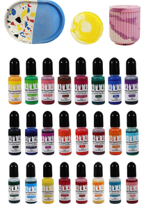 Pigment à base d'eau <span class=keywords><strong>en</strong></span> 24 couleurs, pigment liquide coloré à base d'eau de 10 ml, <span class=keywords><strong>poudre</strong></span> de gypse <span class=keywords><strong>DIY</strong></span> pour artisanat - Product Image 5