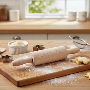 Mini mattarello rotante con modello di tavola da pasticceria - Product Image 3