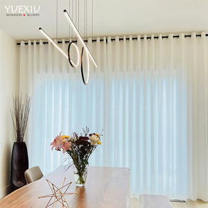 Persianas Verticales Translúcidas de Estilo Europeo <span class=keywords><strong>con</strong></span> Protección Solar, Combinan Tela Opaca para <span class=keywords><strong>Cortinas</strong></span> de Hogar - Product Image 2