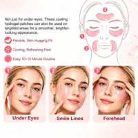 Patch oculaire au rétinol ODM OEM, gel anti-rides, masque pour les yeux PDRN, masque hydrogel pour les yeux au DNA de saumon
