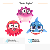 Jouets pour chiens interactifs, résistants et durables, sans rembourrage, jouets en forme d'oursins roses pour chats et chiens