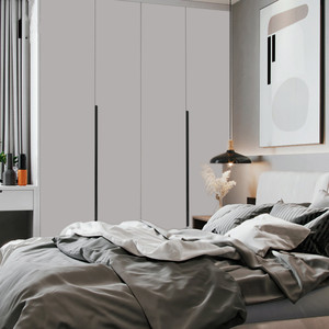 Modern Minimalist Cabinet Handle Aluminum Alloy Black Brushed <b>Gold</b> 2.8M Customizable Length Wardrobe <b>Drawer</b> <b>Pull</b> - Product Image 3