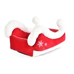 卸売クリスマスそり犬用ベッド洞窟かわいいホリデーギフトプレミアム品質耐久性高級面白い犬用ベッド - Product Image 1